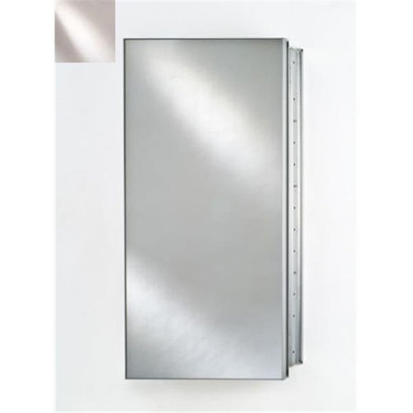 Afina Corporation Afina Corporation SD1525RBRDPE 15 in.x 25 in.Single Door Recessed Broadway Cabinet - Polished SD1525RBRDPE